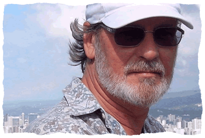 Bob Shandor on his balcony in Honolulu - 2007